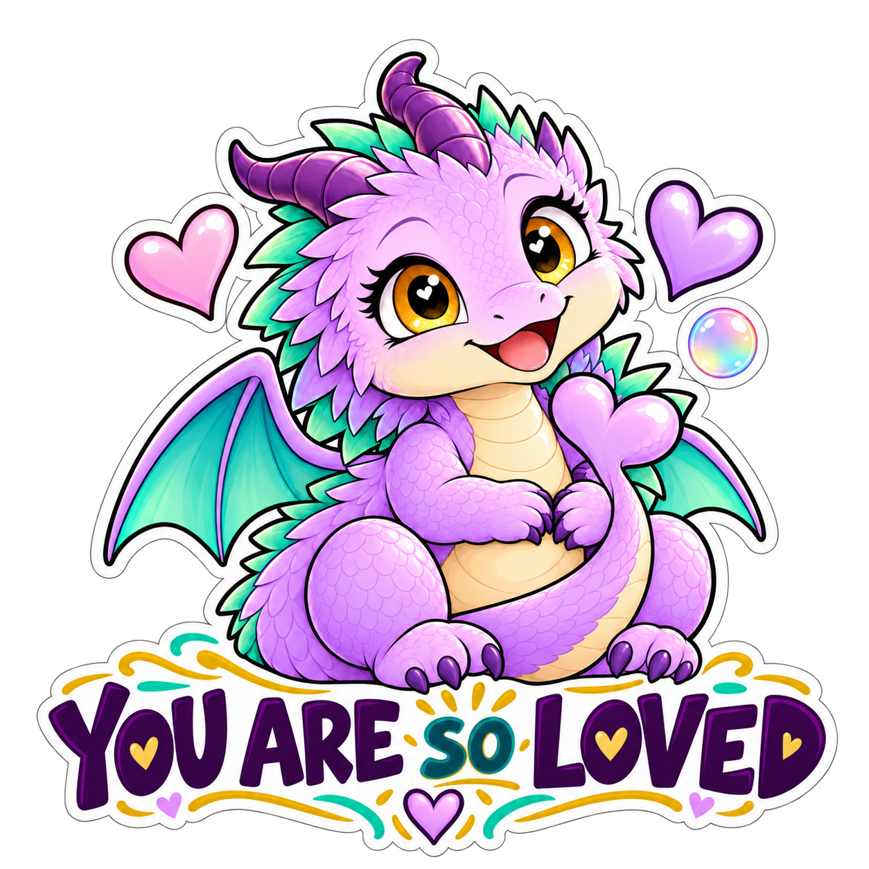 Ember sticker: YOU ARE SO LOVED