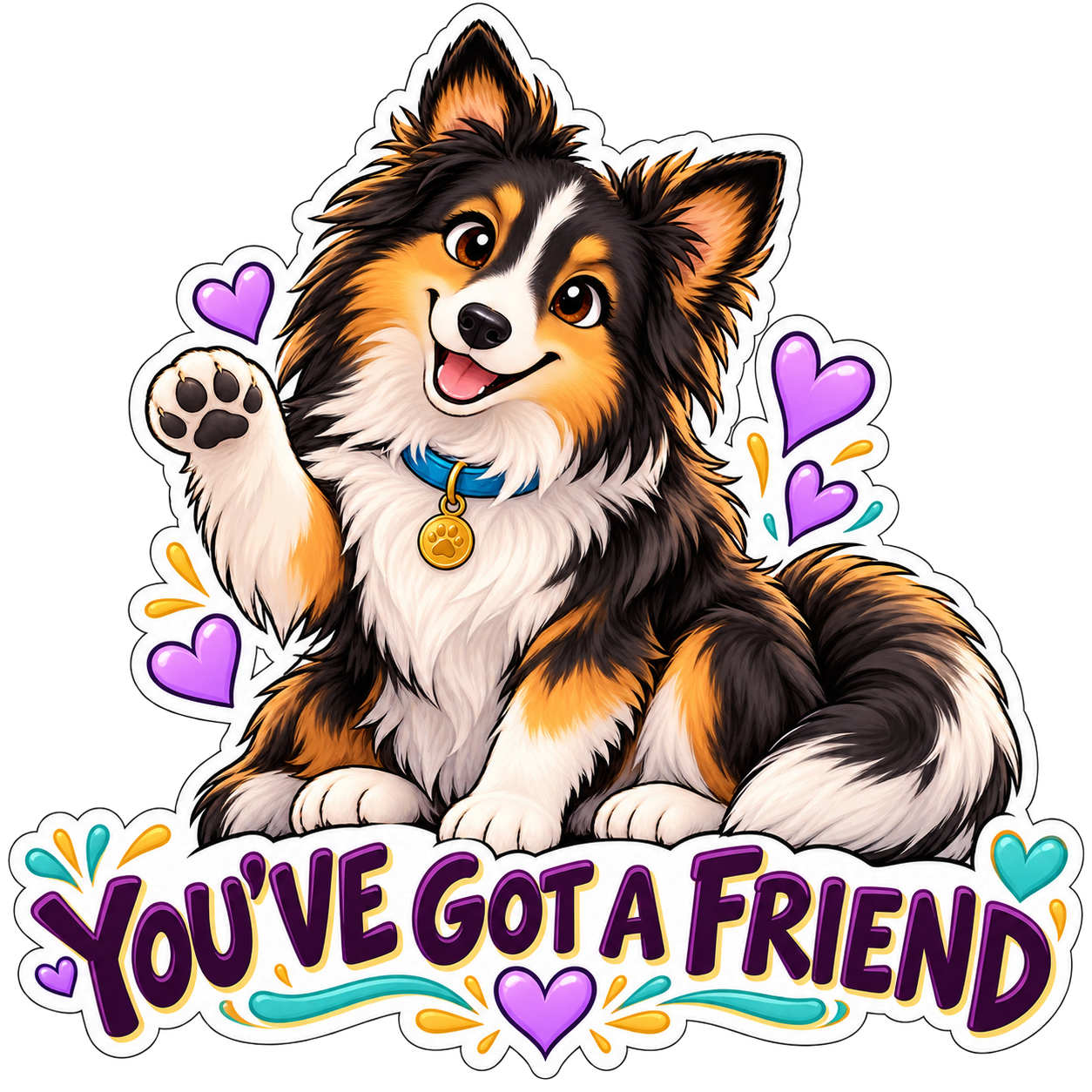 Lope sticker: YOU’VE GOT A FRIEND